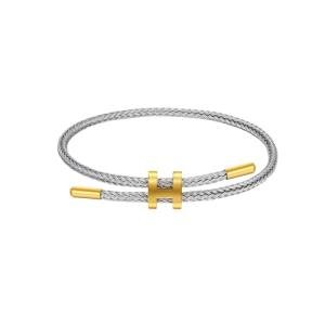 AIMADE Adjustable 18k Gold-Plated Charm Bracelet
