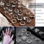 Vintage Silver Knuckle Rings Set for Unique Style