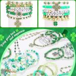 St. Patrick's Day Shamrock Bracelet Set for Women