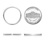 Sterling Silver 2MM Comfort Fit Wedding Band Ring