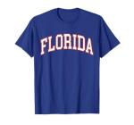 Retro Florida Tee - Blue and Orange Design