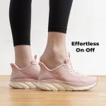 Women's Pink Slip-On Athletic Trainers for Comfort