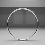 Sterling Silver 2MM Comfort Fit Wedding Band Ring