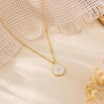 Dainty 14k Gold Plated Cross Necklace for Women