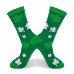 St. Patrick's Day Green Shamrock Socks Collection