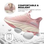 Women's Pink Slip-On Athletic Trainers for Comfort
