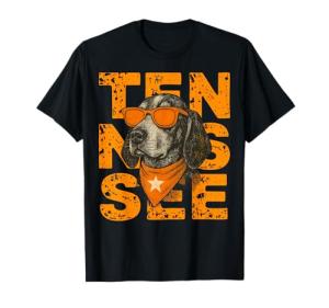 Retro Tennessee Dog Style Tee for Men, Women, Kids