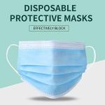 Luxury Disposable Face Masks - 100 Pack, 3 Layers