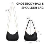 Chic Black Mini Hobo Bag for Women