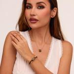 AIMADE Adjustable 18k Gold-Plated Charm Bracelet
