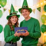 St. Patrick's Day Green Shamrock Socks Collection