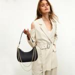 Chic Black Mini Hobo Bag for Women