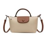 VesaNa Ecru Quilted Crossbody Bag for Women