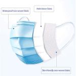 Luxury Disposable Face Masks - 100 Pack, 3 Layers