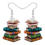 Vintage Book Earrings for Book Lovers and Teachers