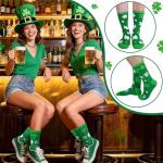 St. Patrick's Day Green Shamrock Socks Collection