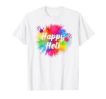 Colorful Holi T-Shirt for Men, Women, Kids