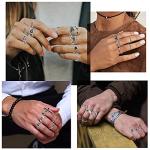 Vintage Punk Knuckle Ring Set for Fashion Lovers