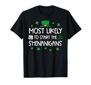 Shenanigans Start Here St. Patrick's Day Tee