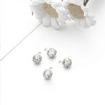 April Birthstone Rhinestone Charms for DIY Jewelry