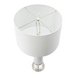 Elegant Marble and Acrylic Bedside Lamp