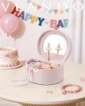 Light Pink Ballerina Music Jewelry Box for Girls