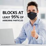 Elegant Black KN95 Face Masks - 50 Pack