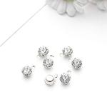 April Birthstone Rhinestone Charms for DIY Jewelry