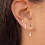 Dainty 14K Gold Filled Huggie Hoop Earrings