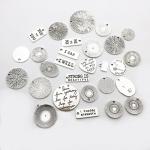 Antique Silver Inspirational Word Charms for Jewelry