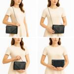 Mini Quilted Leather Crossbody Bag for Women