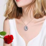 60pcs Oval Pendant Blanks and Glass Cabochons Set