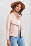PRETTYGARDEN Women's Cropped Faux Suede Jacket