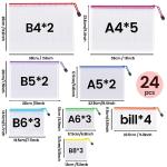 8-Pack Mesh Zipper Pouches for Stylish Organization