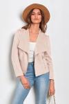 PRETTYGARDEN Women's Cropped Faux Suede Jacket