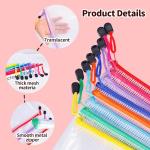 8-Pack Mesh Zipper Pouches for Stylish Organization