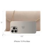 Dasein Faux Suede Evening Clutch for Events