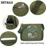 ChicGlow Personalized Canvas Crossbody Messenger Bag