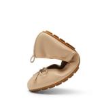 DREAM PAIRS Women's Bow Knot Roll-Up Flats