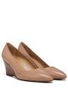 Franco Sarto Frankie Pump in Cool Taupe Leather
