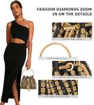 Sparkling Black Evening Clutch for Women