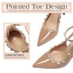 BiuYorBTY Women’s Pointed Toe Strappy Heels