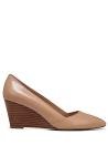 Franco Sarto Frankie Pump in Cool Taupe Leather