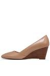 Franco Sarto Frankie Pump in Cool Taupe Leather