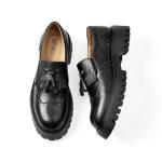 Beau Today Women's Chunky Leather Loafers