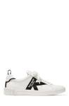 Kate Spade Signature Lace Up Sneakers, White/Black