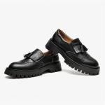 Beau Today Women's Chunky Leather Loafers