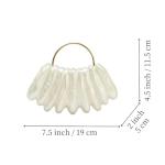 Acrylic Shell Shaped Luxury Evening Clutch Bag