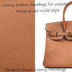 Luxurious Leather Handbag with Designer Appeal