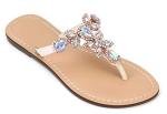 Rhinestone Flip Flops in 13 Colors for Women